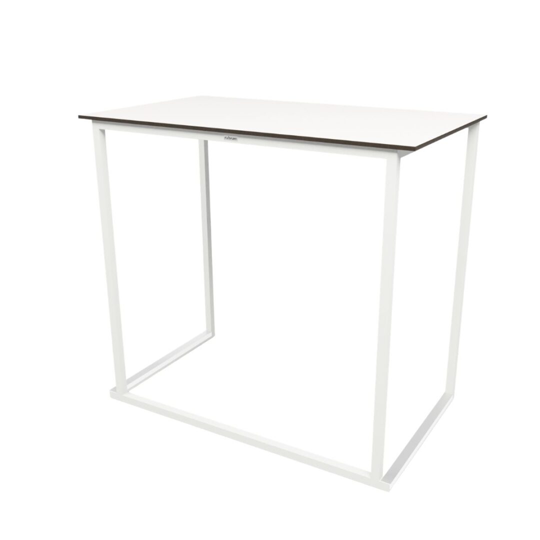 Statafel Cube XL wit met wit blad