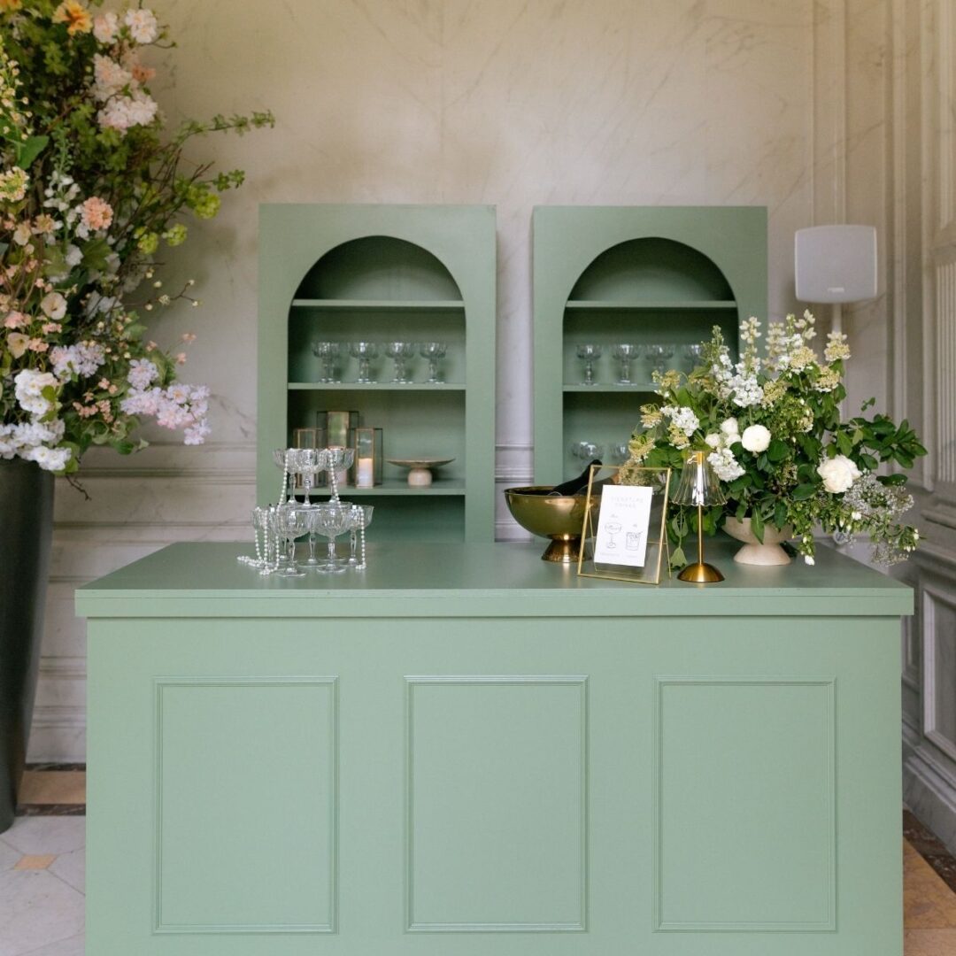 Bar met achterwand groen - Afbeelding 5