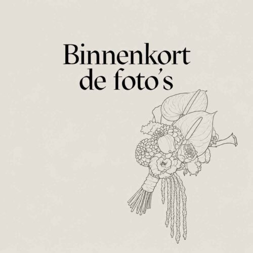 Boeket Zijden bloemen in vaas – XL