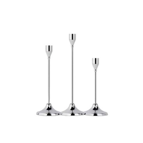 Kandelaar zilver (set van 3)